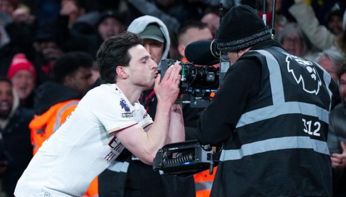 Declan Rice Memuji Martin Odegaard dan Bela Viktor Gyokeres sebagai Pahlawan Kemenangan Arsenal